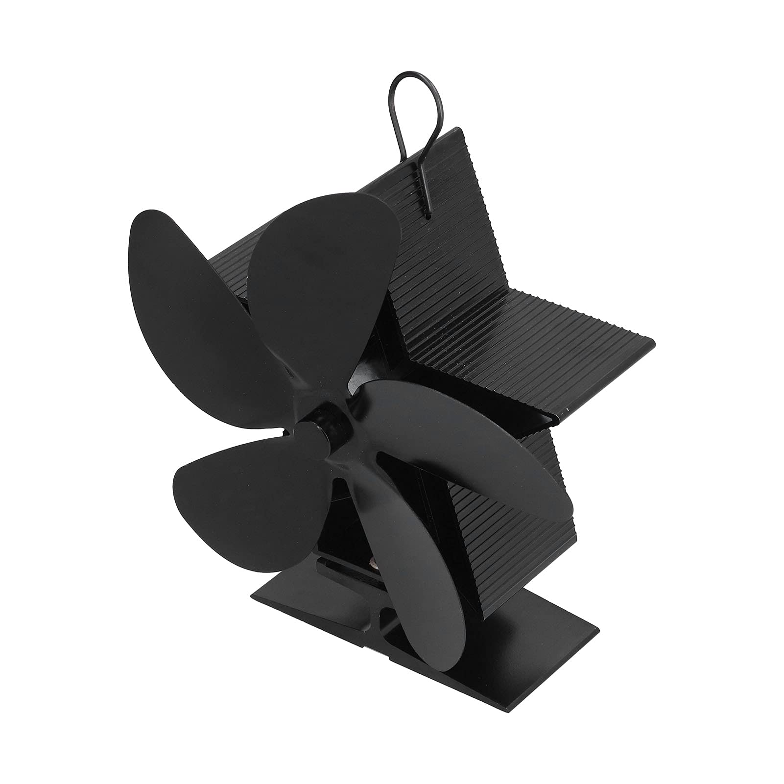 Shanrya 5-Blade Ultra Silent Indoor Fireplace Fan - Efficient Stove Fan for Home & Kitchen, Improves Air Circulation - Perfect for Heating, Cooking & Cozy Ambiance