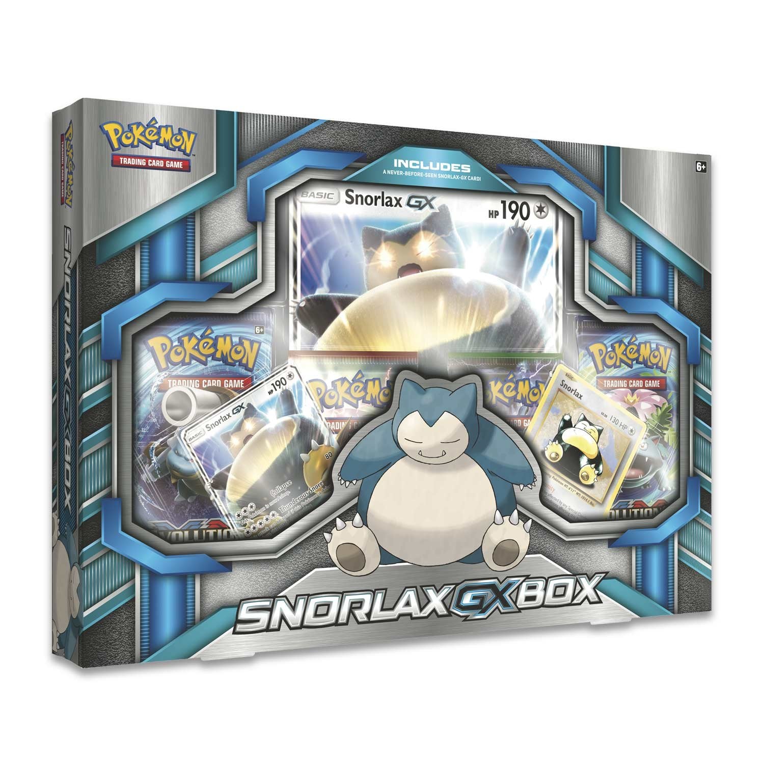 Pokemon Snorlax GX Trading Card Game Box - Rare Collectible Card Deck for Players & Fans | Perfect for Battles, Tournaments & Gifts
