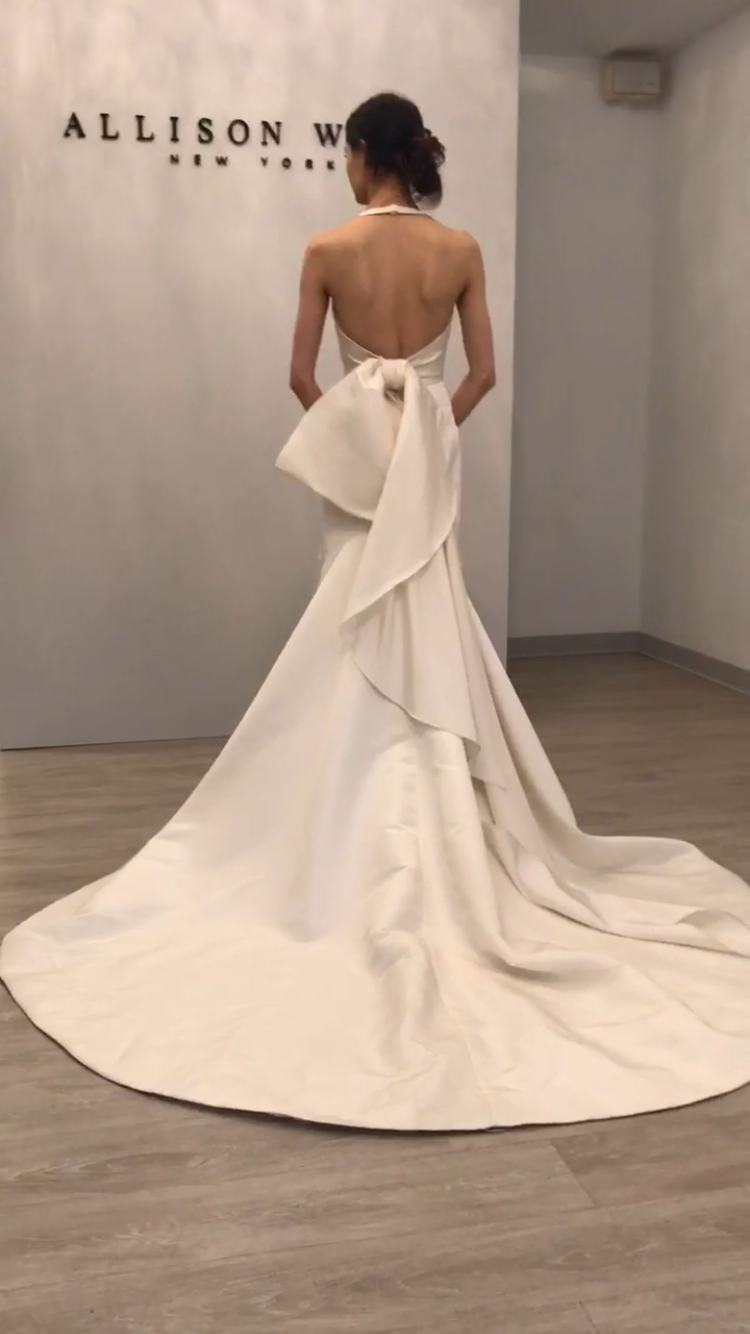 Allison Webb Kingsland 4803 Sample Gown - Elegant Wedding Dress for Bridesmaids & Formal Events - Perfect for Church Ceremonies, Prom & Special Occasions