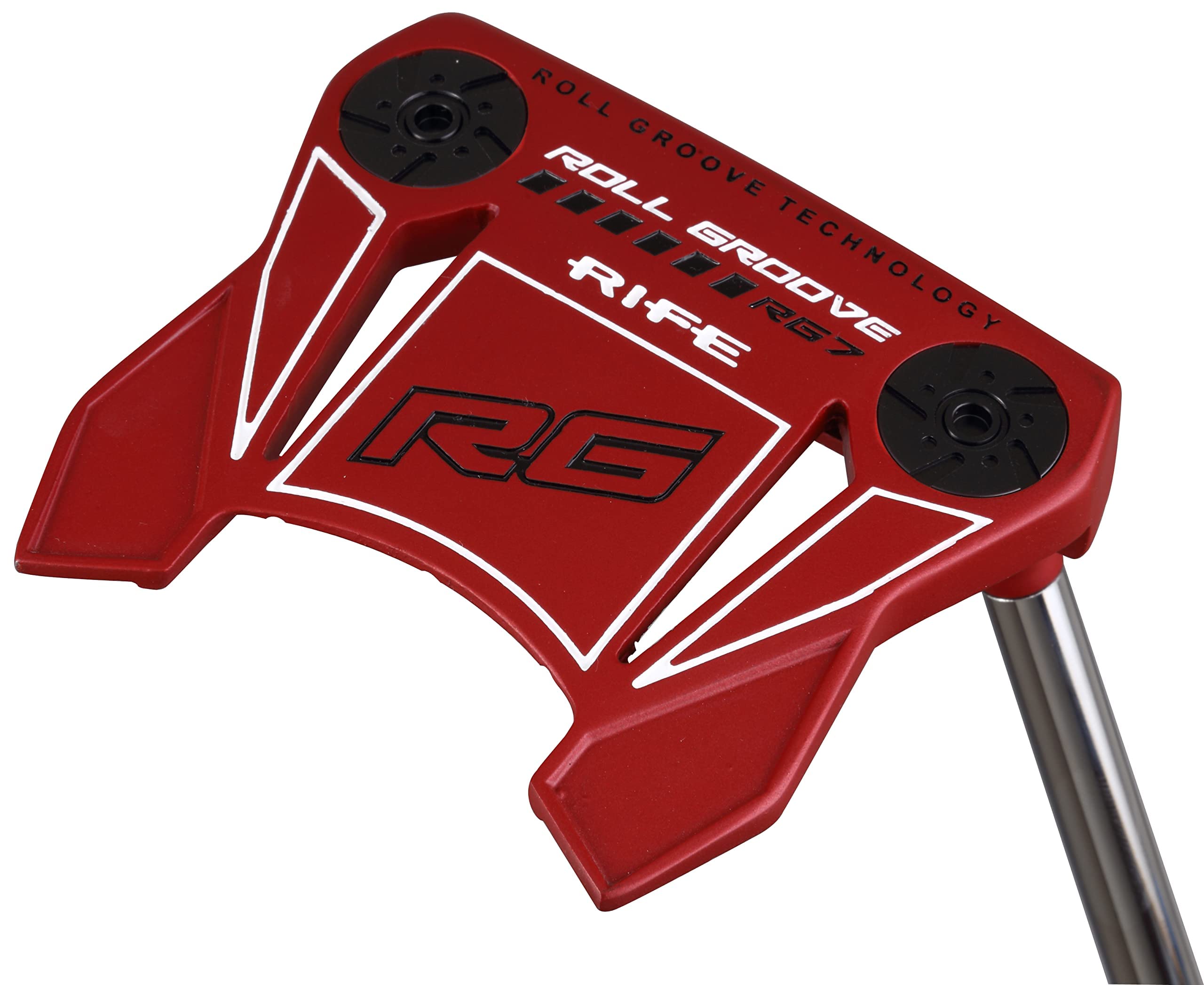 RG7 Right Handed Red Mallet Putter with Roll Groove Technology - Precision Milled Face for Perfect Weight Balance | Ideal for Golfers Seeking Accuracy on the Green