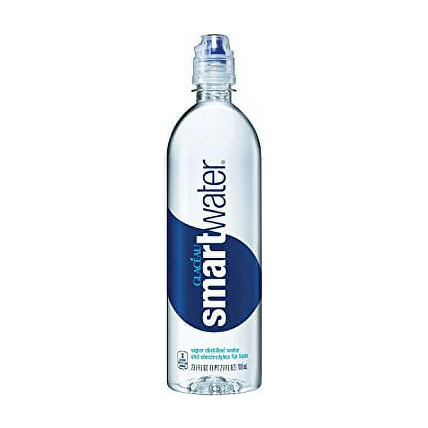 Glaceau Smart Water Bottle | 700ml Electrolyte-Enhanced Water for Hydration | Perfect for Gym, Hiking & Daily Hydration