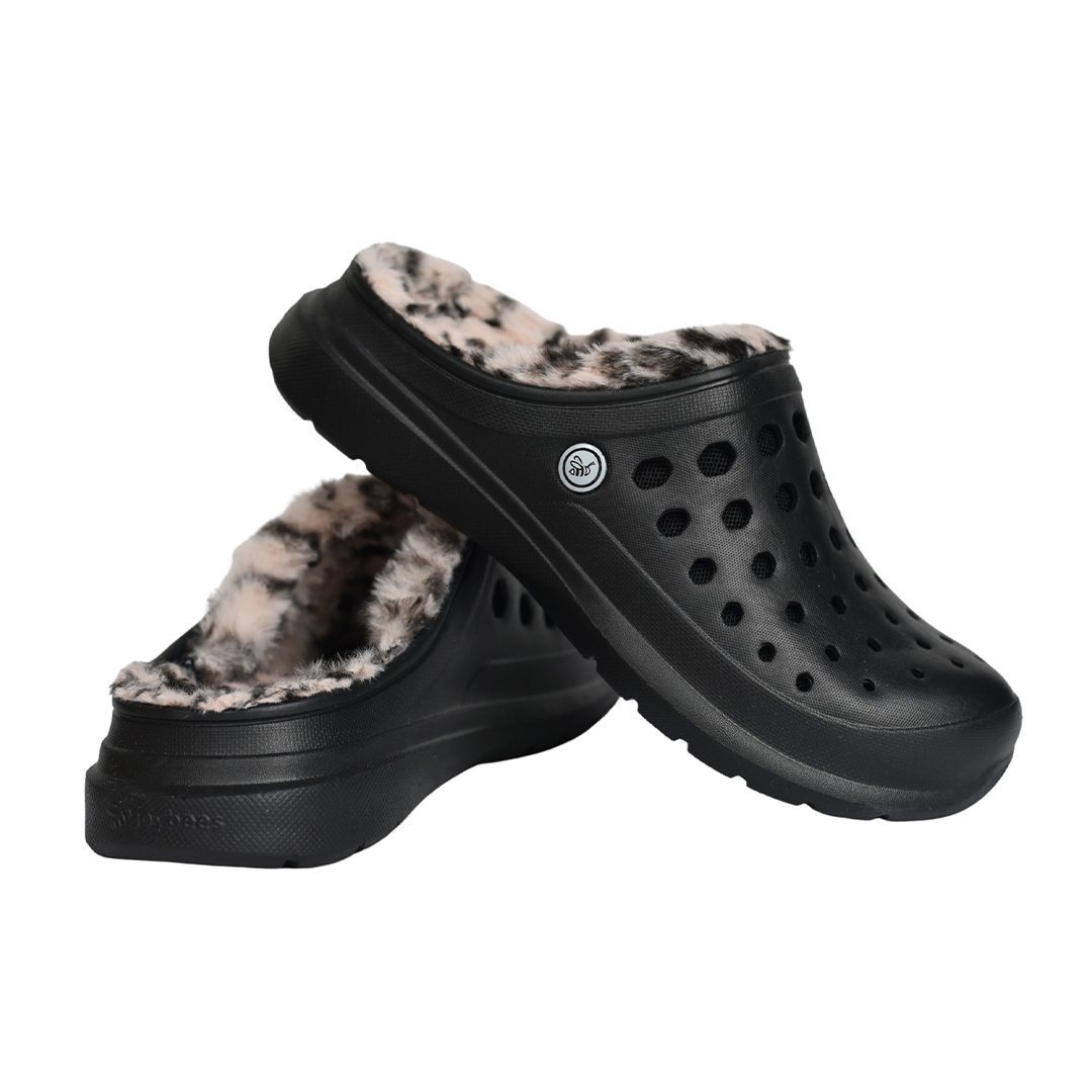 JOYBEES Women's Cozy Lined Clogs - Comfortable House Slippers for Indoor & Outdoor Use - Final Sale