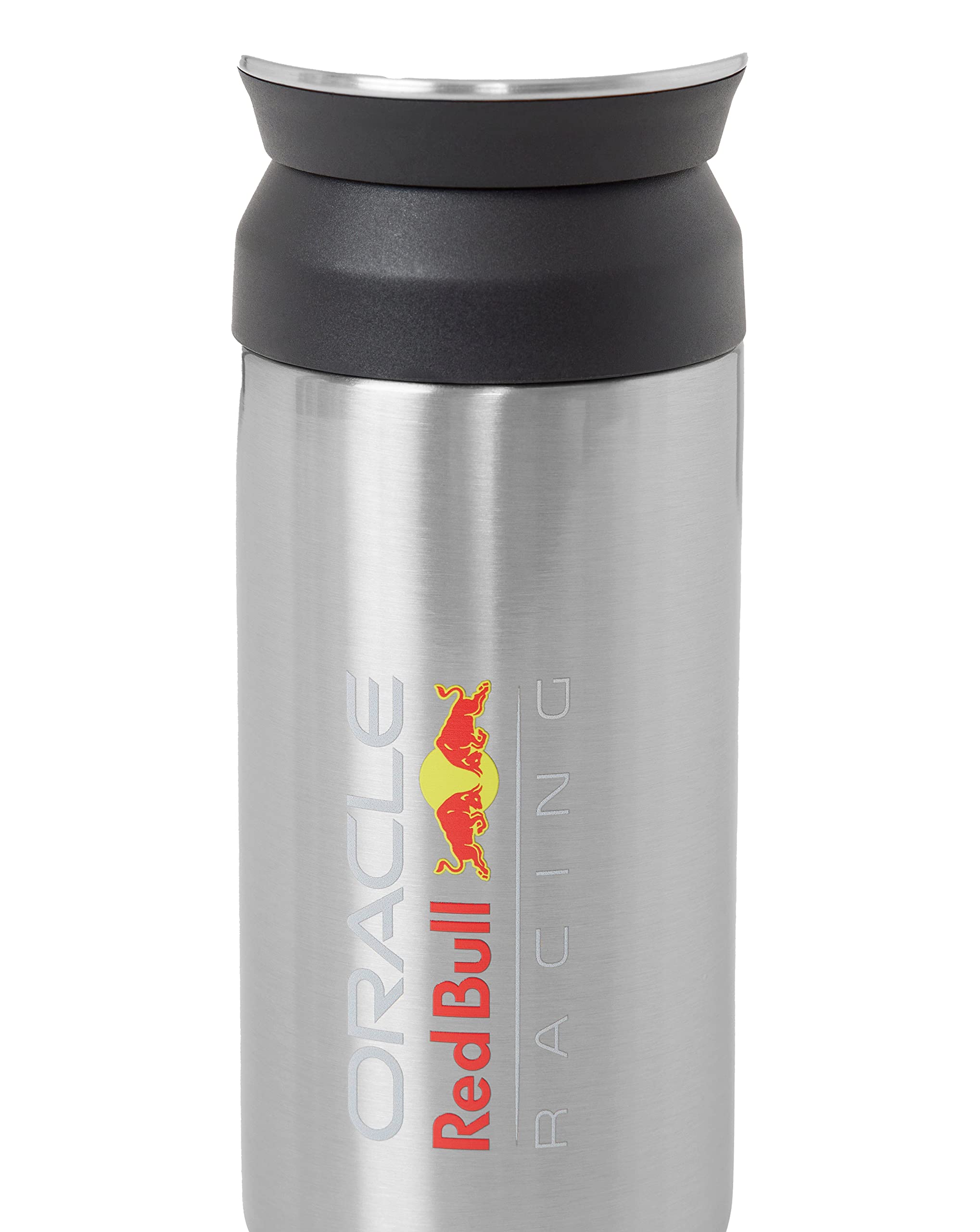 Red Bull Racing F1 20oz Stainless Steel Tumbler with Lid & Straw - Insulated Travel Mug for Hot & Cold Drinks - Perfect for F1 Fans, Office, Gym & Outdoor Activities