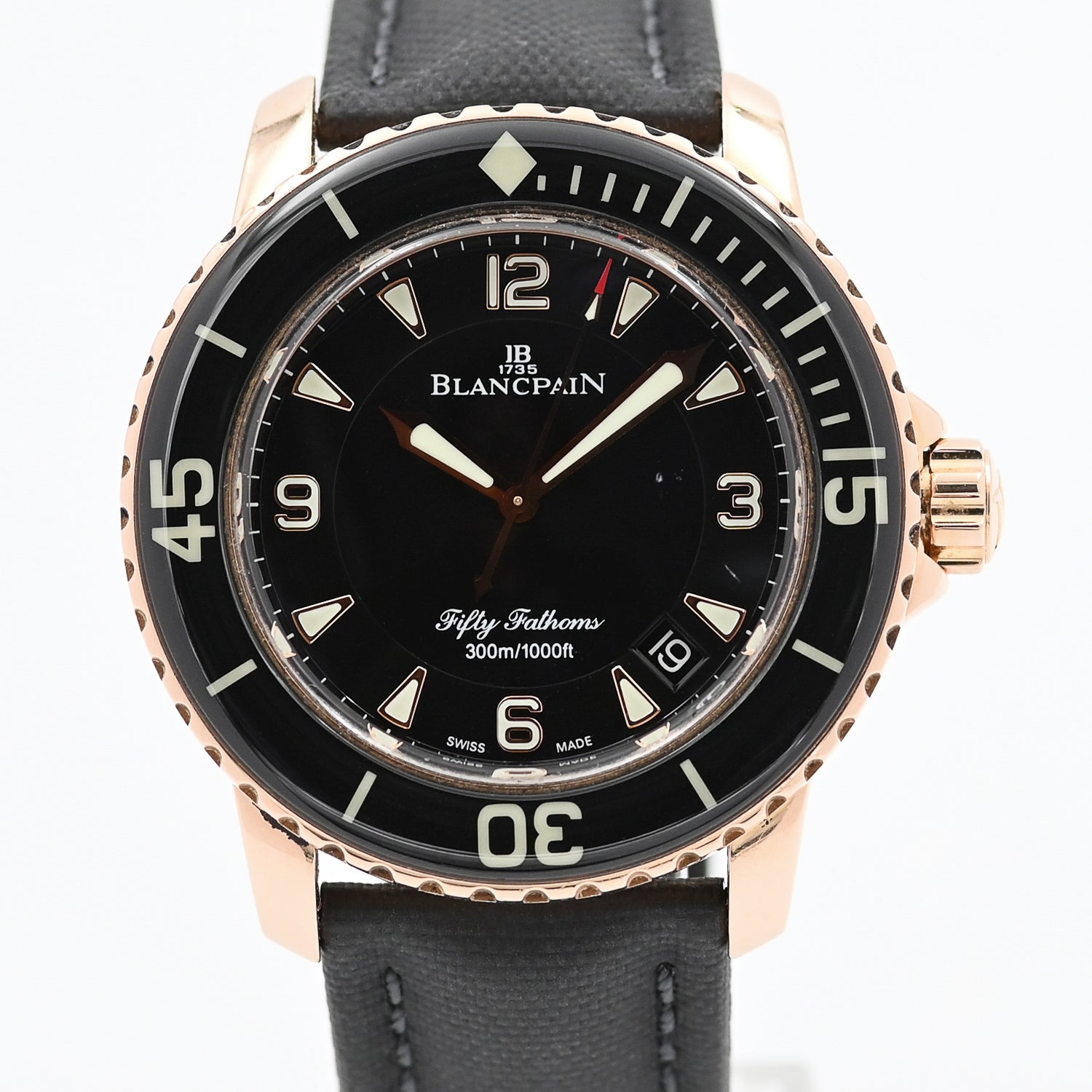 Blancpain Fifty Fathoms Automatic Diver Watch - Luxury Swiss Made Men's Wristwatch for Scuba Diving, Water Sports & Formal Occasions