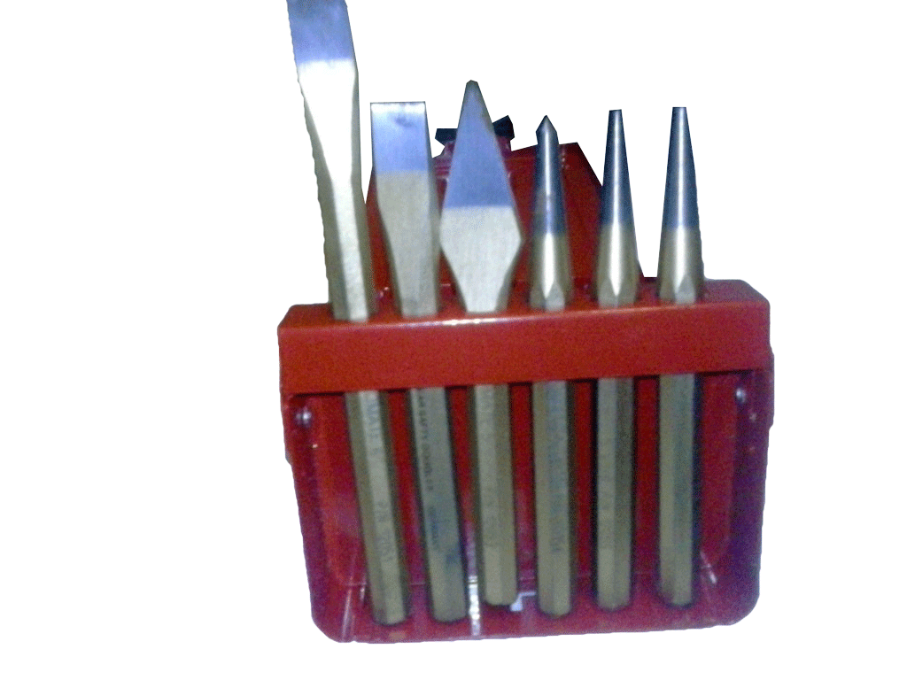 Premium Chromate 6-Piece Chisel & 7-Punch Set - German Steel for Woodworking & Metalworking | Perfect for DIY Projects & Professional Use