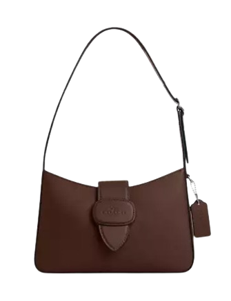 Coach Eliza Shoulder Bag with Zipper Closure - Stylish Leather Crossbody Purse for Women | Perfect for Work, Travel & Everyday Use