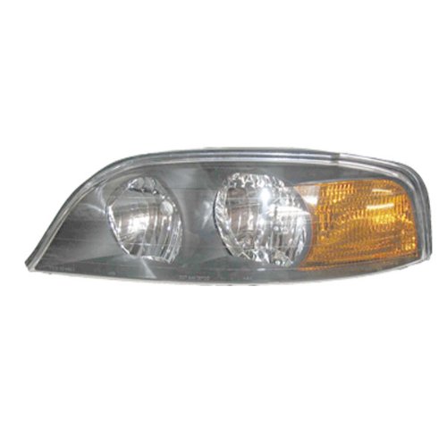 Koolzap Halogen Headlight Replacement for 2000-2002 Lincoln LS - Left Driver Side Headlamp Assembly - Perfect for Night Driving & Foggy Conditions