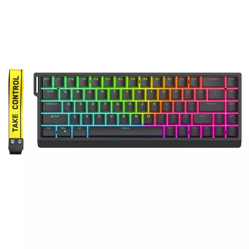 ZUOYA HE65 Wired Magnetic Switch Mechanical Gaming Keyboard - 68 Keys RGB Backlit, Ultra-Fast Response for PC Gamers | Perfect for FPS, MOBA & Typing Enthusiasts