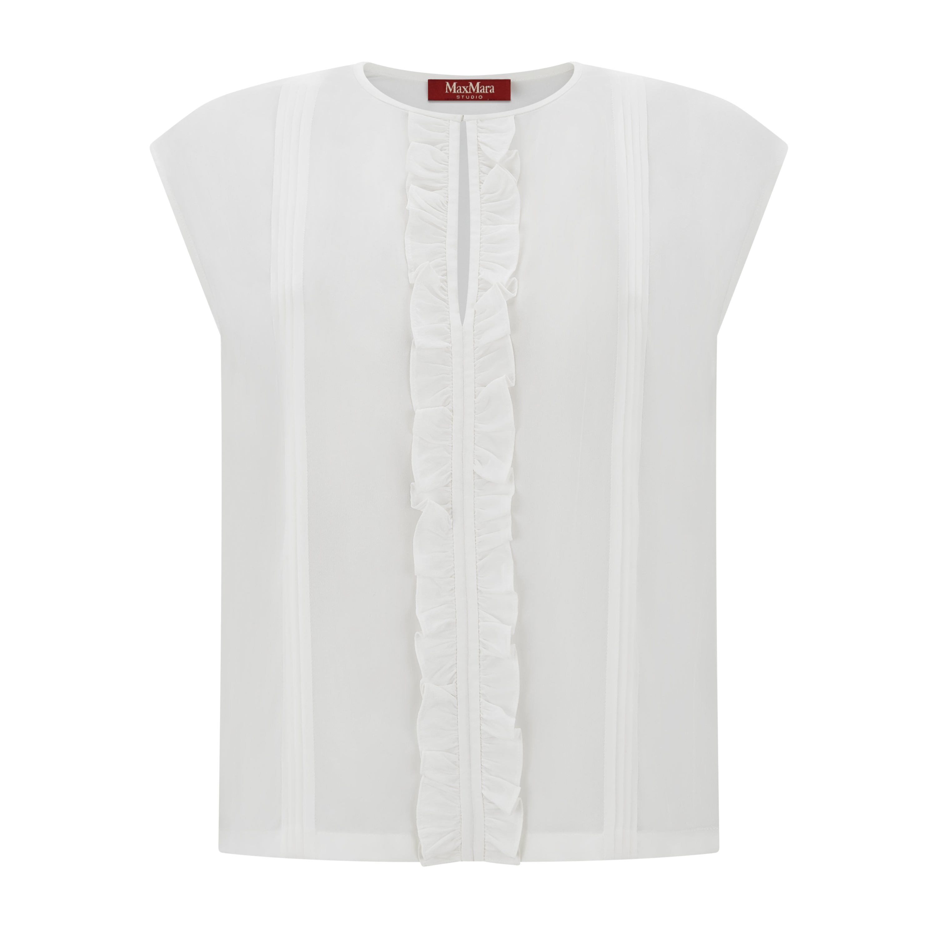 Matilde Crepe De Chine Silk Blouse - Elegant Women's Silk Top for Work & Evening Wear | Lightweight & Breathable Fabric for Comfort