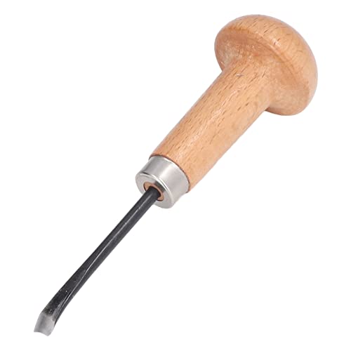 Premium Wood Carving Chisel Gouge Set - High Carbon Steel Blade with Ergonomic Beech Handle - Professional Woodworking Tools for Sculpting, Whittling & DIY Crafts