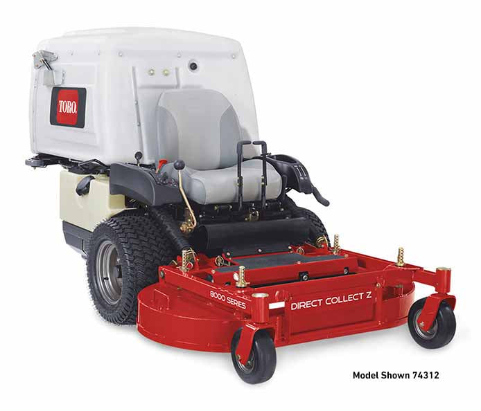 Toro 74315 8000 Series 42-Inch Direct Collect Z Ride-On Lawn Mower with Bagging Unit - Perfect for Large Yard Maintenance and Professional Landscaping
