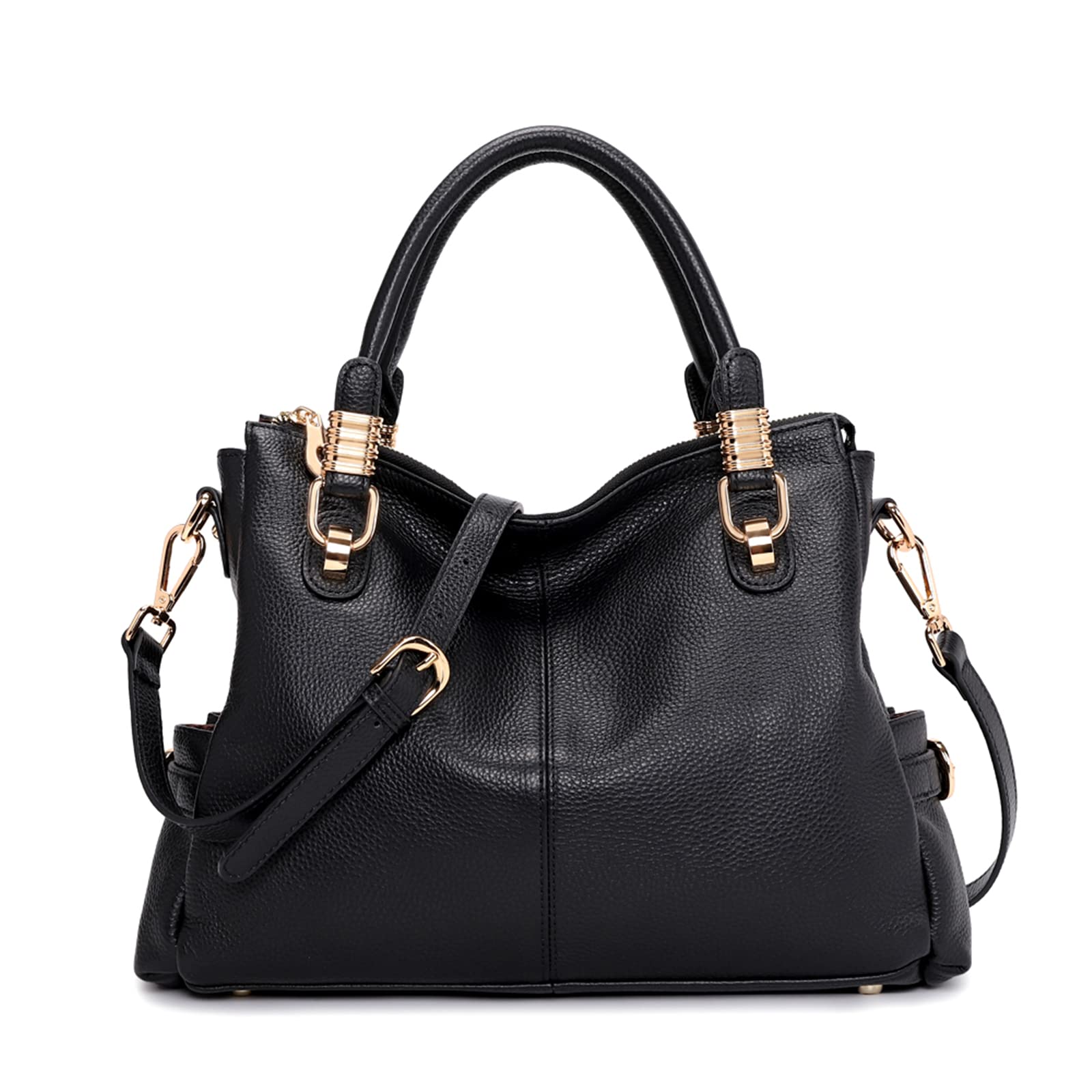 Kattee Genuine Leather Handbags for Women - Stylish Satchel Tote Shoulder Purse | Perfect for Work, Travel & Everyday Use