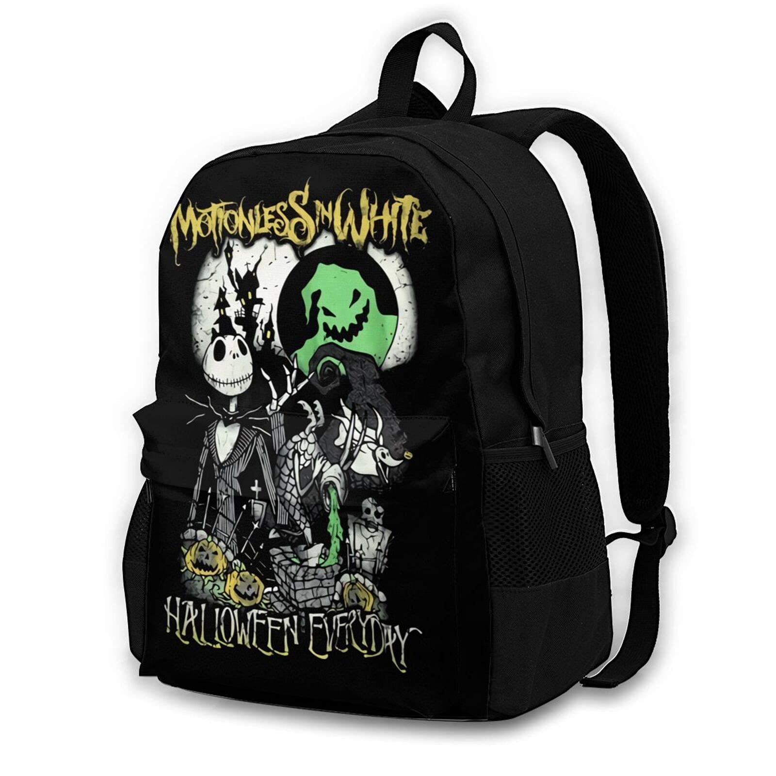 MORGAN MYERS Unisex Laptop Backpack - Durable School & College Book Bag, Travel Daypack for Men & Women (Black) - Perfect for Work, Commuting & Outdoor Adventures