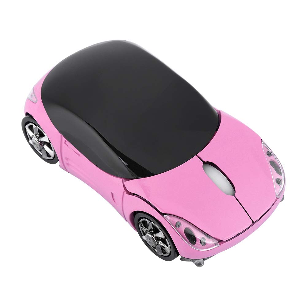 2.4G Wireless Mouse with 1600DPI - Ergonomic Optical Mouse for Windows PC, Laptop, Tablet - Perfect for Gaming, Office Work & Travel (Pink)