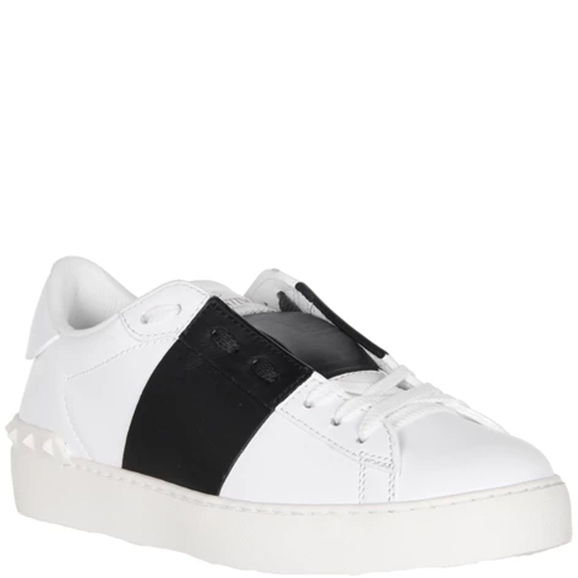 Open Sneaker - White & Black Breathable Casual Shoes for Men & Women | Perfect for Running, Walking & Gym Workouts