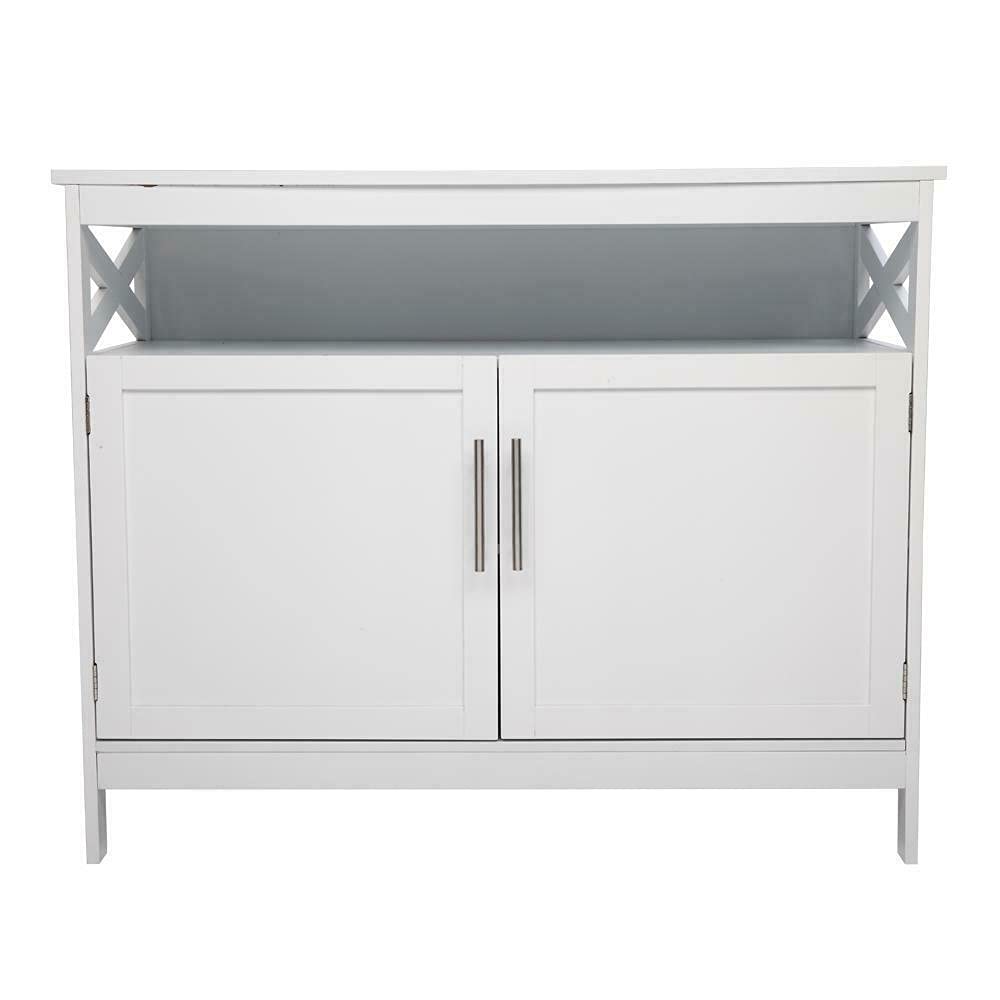 VeahUS Kitchen Storage Buffet Cabinet - Sideboard Cupboard Pantry Console Table with Display Shelves for Dining Room, Living Room & Kitchen Organization