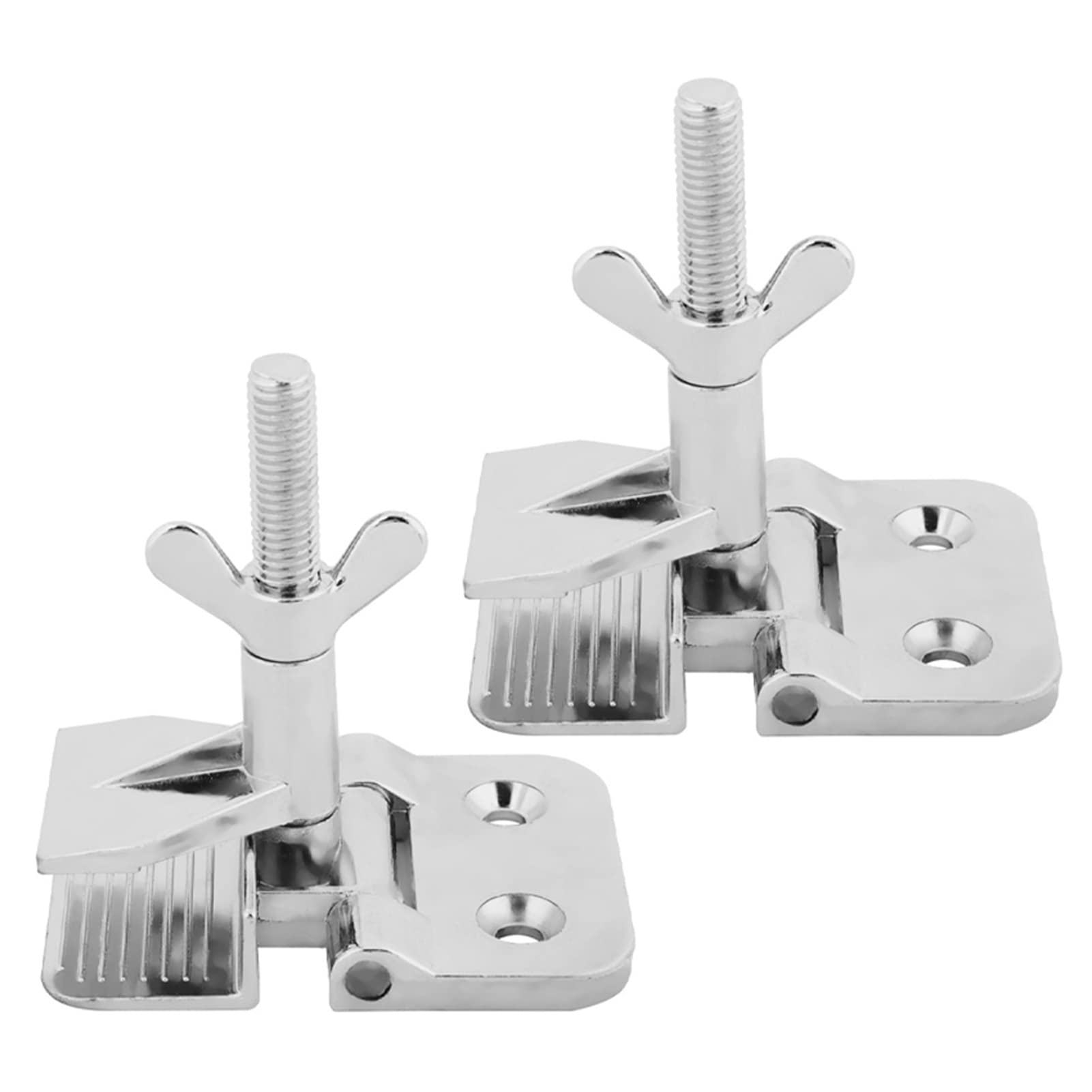 2pcs Silk Screen Printing Clamps - Heavy Duty Metal Butterfly Frame Hinge Clamps for DIY Screen Printing, Arts & Crafts - Perfect for T-Shirt Printing, Sign Making, and Fabric Design Projects
