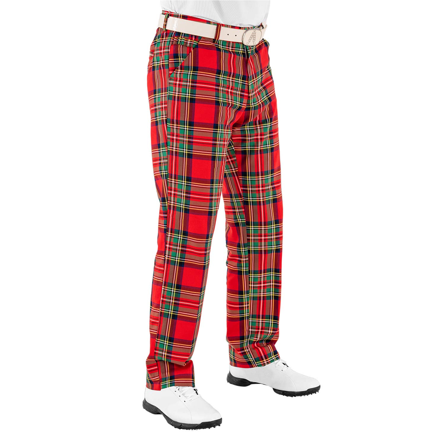 Royal & Awesome Crazy Golf Pants for Men - Funky Colorful Funny Golf Trousers - Breathable Stretchable Comfortable Golfwear - Perfect for Golf Tournaments, Casual Wear & Themed Parties
