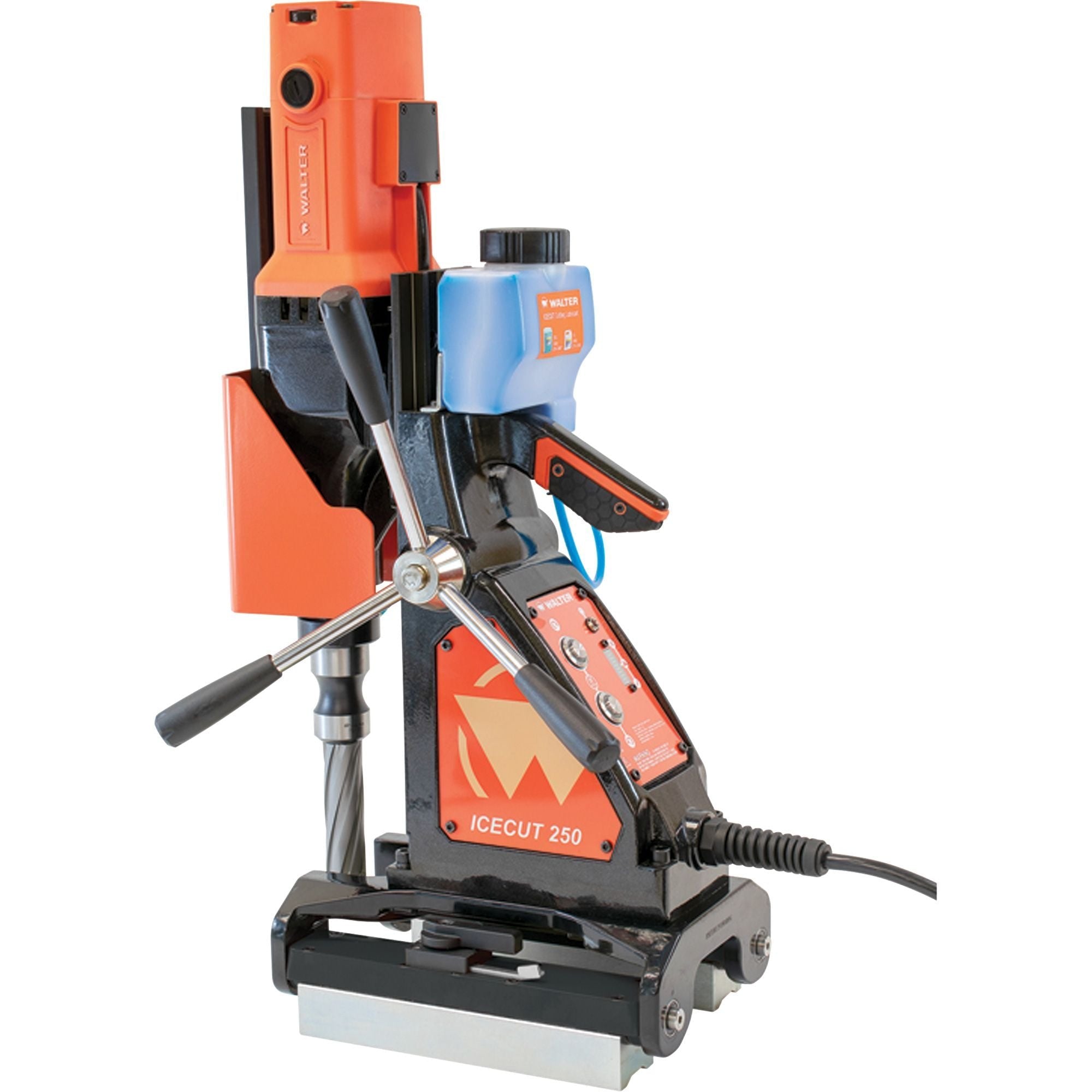 WALTER 39D251 3 Magnetic Drill - Heavy Duty Portable Magnetic Base Drill Press for Metalworking, Steel Fabrication & Construction Sites