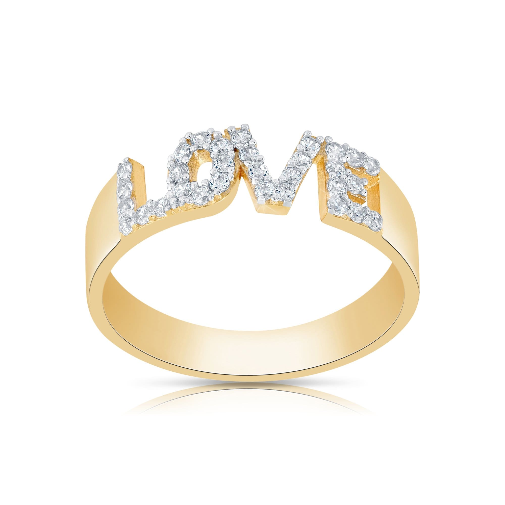 Love Ring - Elegant Couple Promise Rings for Women & Men - Perfect for Anniversaries, Engagements & Romantic Gifts