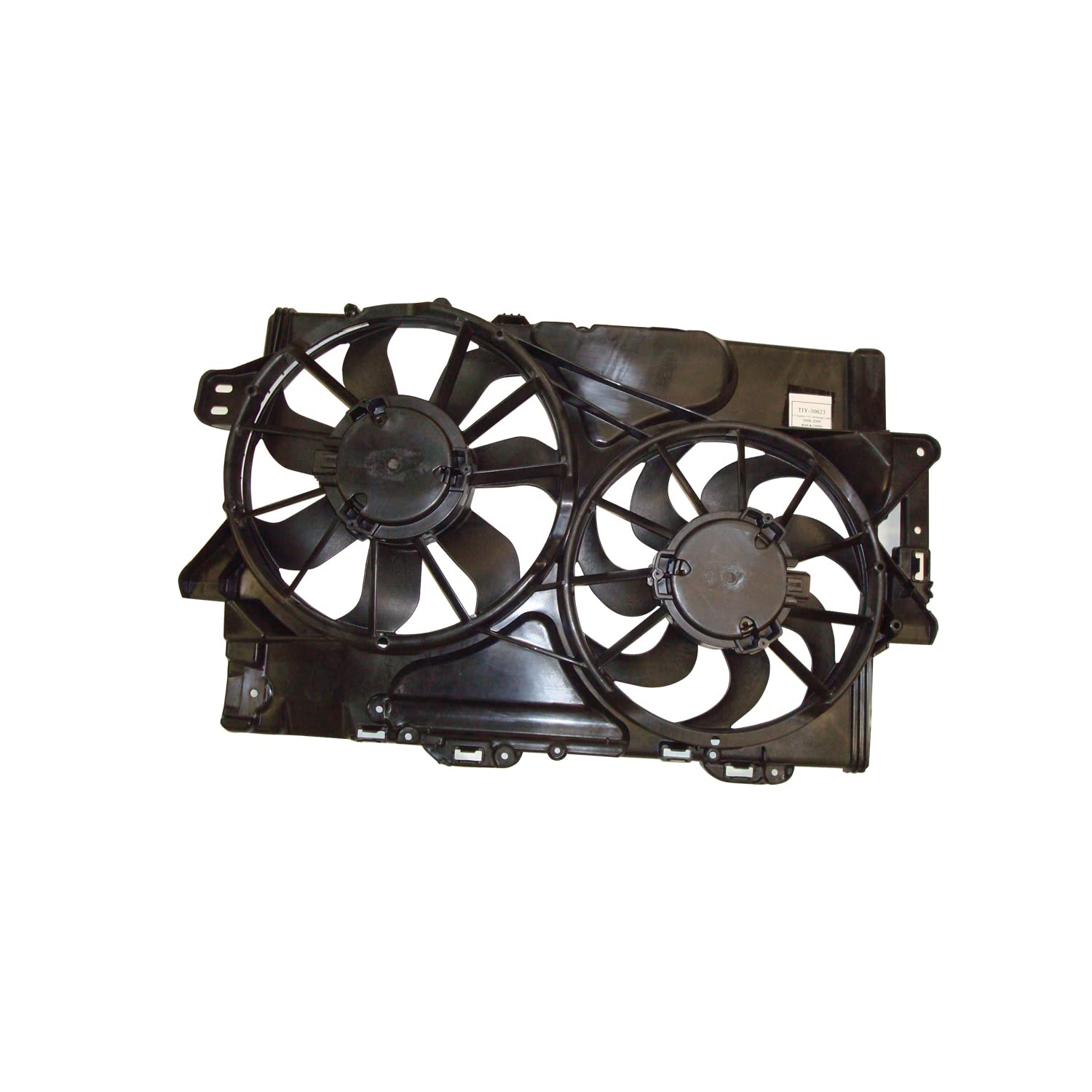 TYC 622380 Replacement Cooling Fan Assembly for Chevrolet Equinox 2010-2017 - Black - Perfect for Engine Overheating Prevention & AC Performance