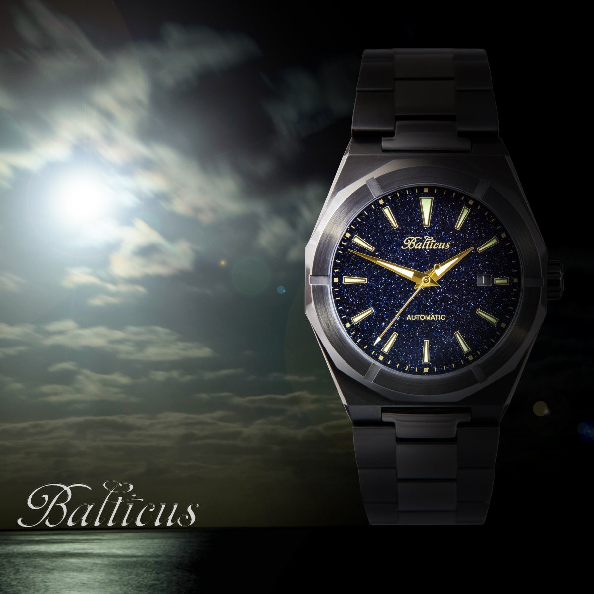 Balticus Black Dust Date Watch - Premium Luxury Men's Chronograph Timepiece for Business & Formal Occasions