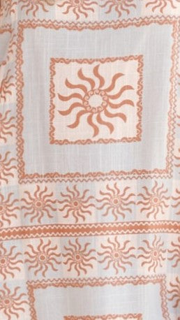 Leena Tie Top Floral Print Women's Blouse - Perfect for Summer Outfits, Beach Vacations & Casual Wear