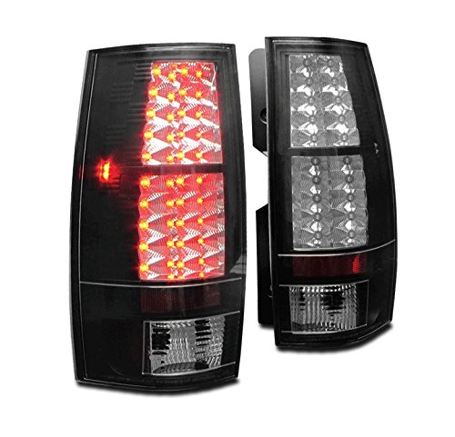 Black Altezza Tail Brake Lights for Chevy/GMC Suburban Tahoe Yukon Denali - Upgrade Your Vehicle's Style & Safety (Perfect for Night Driving & Custom Car Mods)