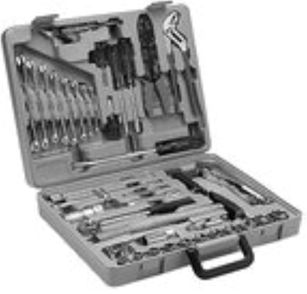 SEACHOICE 76-Piece Deluxe Tool Kit - Complete Home & Auto Repair Set for DIY Projects, Maintenance, and Emergency Fixes