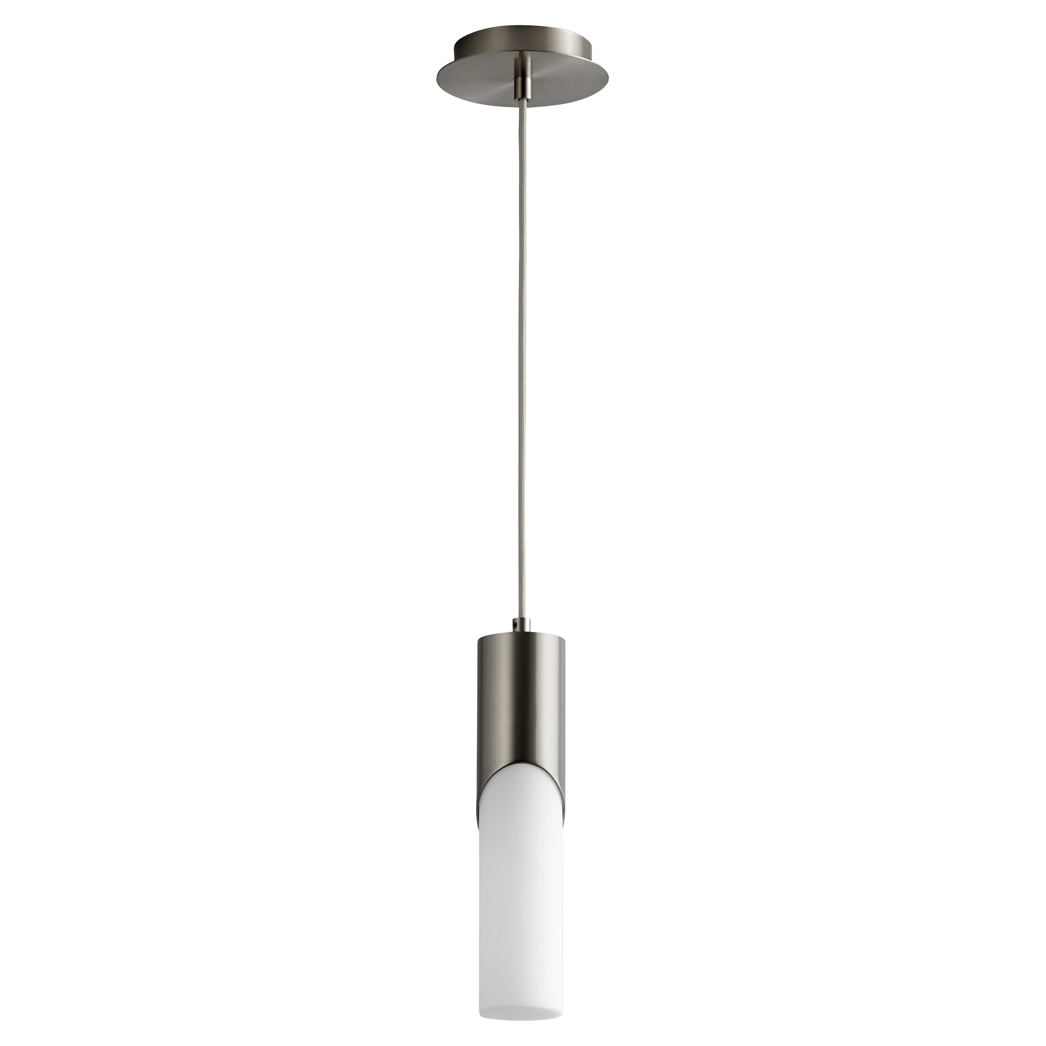 Oxygen Ellipse 3 668 124 Pendant Light Fixture in Satin Nickel Finish - Perfect for Modern Dining Room, Kitchen Island, and Bedroom Lighting