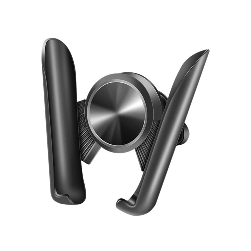 LEIGE Universal Car Phone Mount - 360° Rotatable Air Vent Holder with Auto Grip for iPhone, Samsung & Smartphones - Perfect for Hands-Free Navigation & Safe Driving (Black)