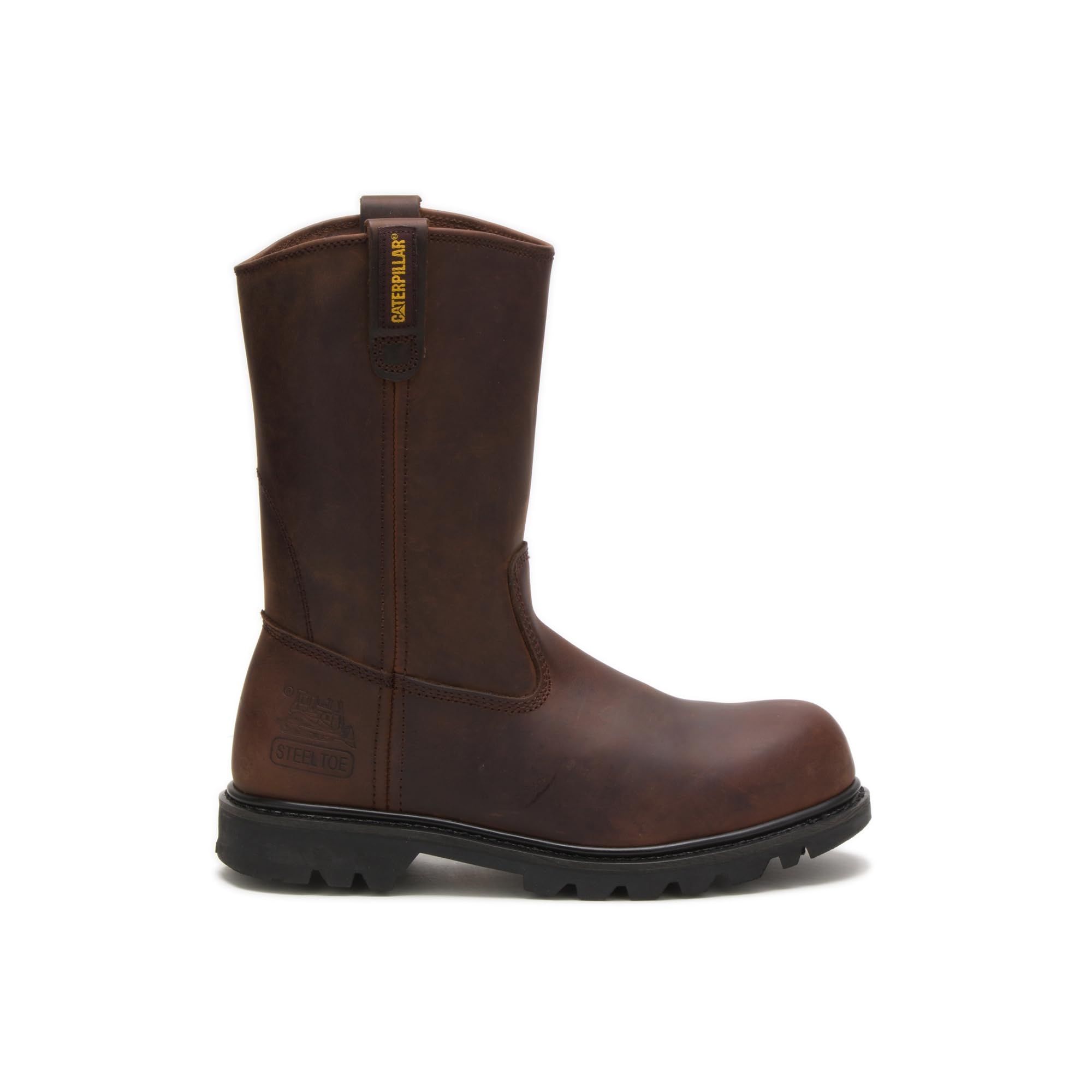 Cat Footwear Men's Revolver ST Steel Toe Work Boots - Durable Construction Boots for Safety & Comfort - Ideal for Construction Sites, Landscaping & Heavy Duty Work