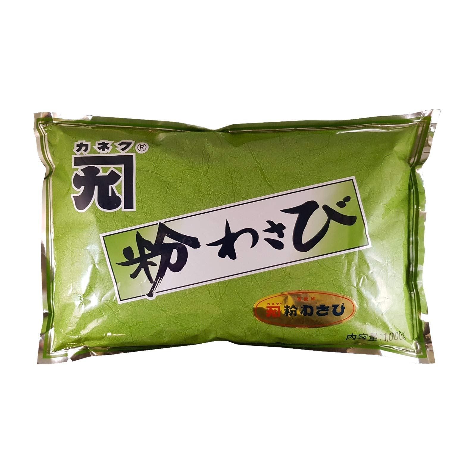 Kinjirushi Kona Kona Premium Wasabi Powder - 1000g (35.2oz) for Sushi, Sashimi & Japanese Cuisine | Authentic Japanese Horseradish Spice