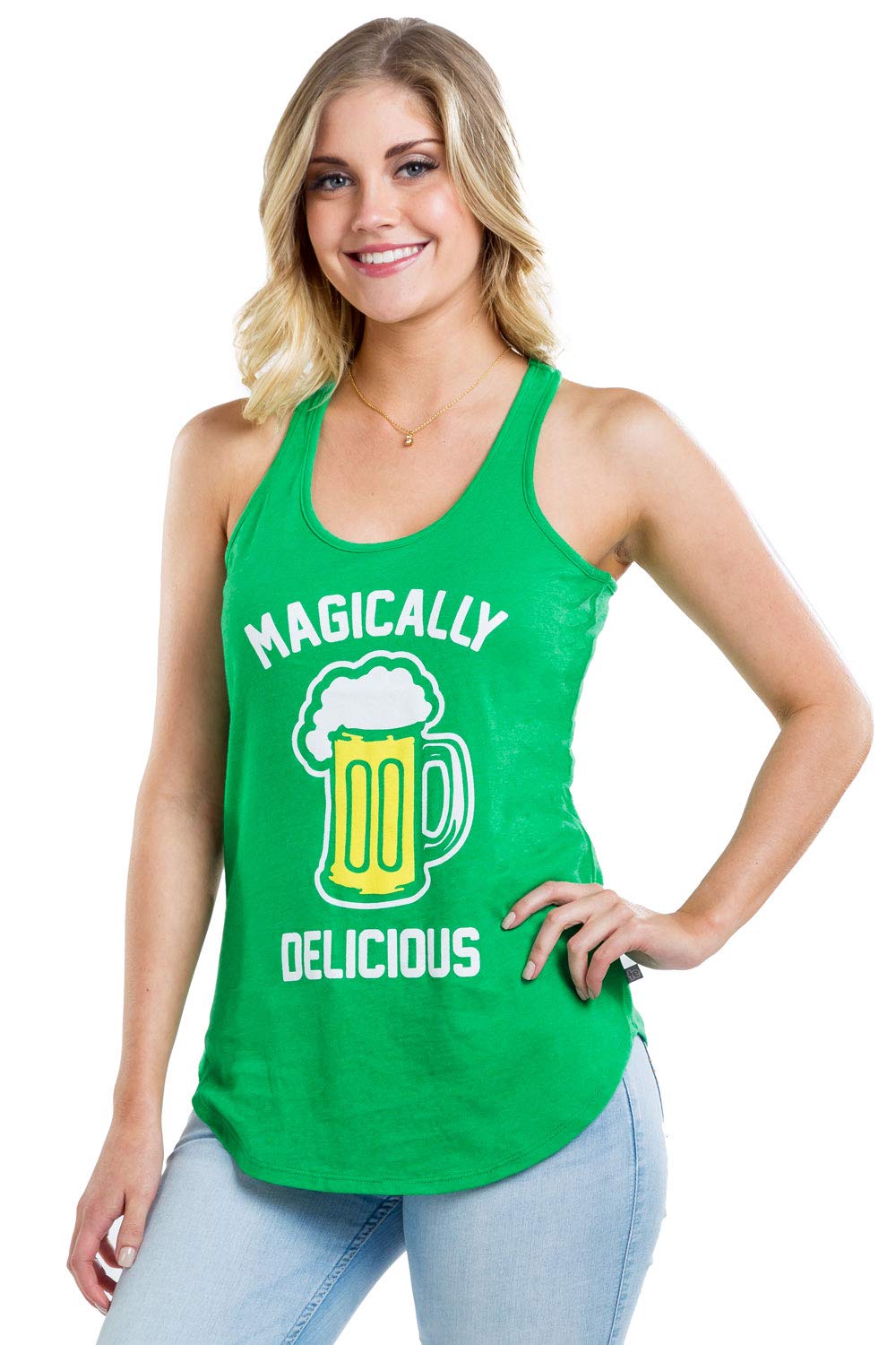 Funny St. Patrick's Day Tank Tops for Women - Cute & Colorful Party Shirts by Tipsy Elves | Perfect for Irish Themed Parties, Bar Crawls & Festive Celebrations