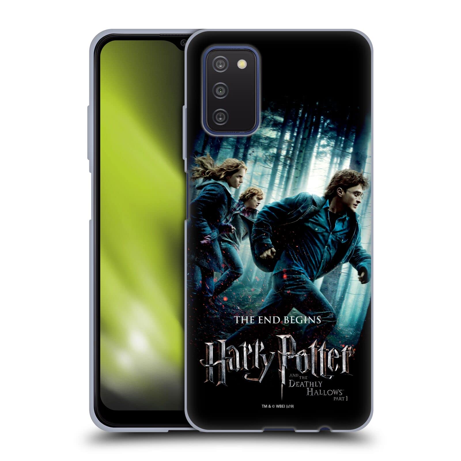 Head Case Designs Officially Licensed Harry Potter Deathly Hallows VII Soft Gel Case for Samsung Galaxy A03s (2021) - Protective Cover for Everyday Use, School, and Travel