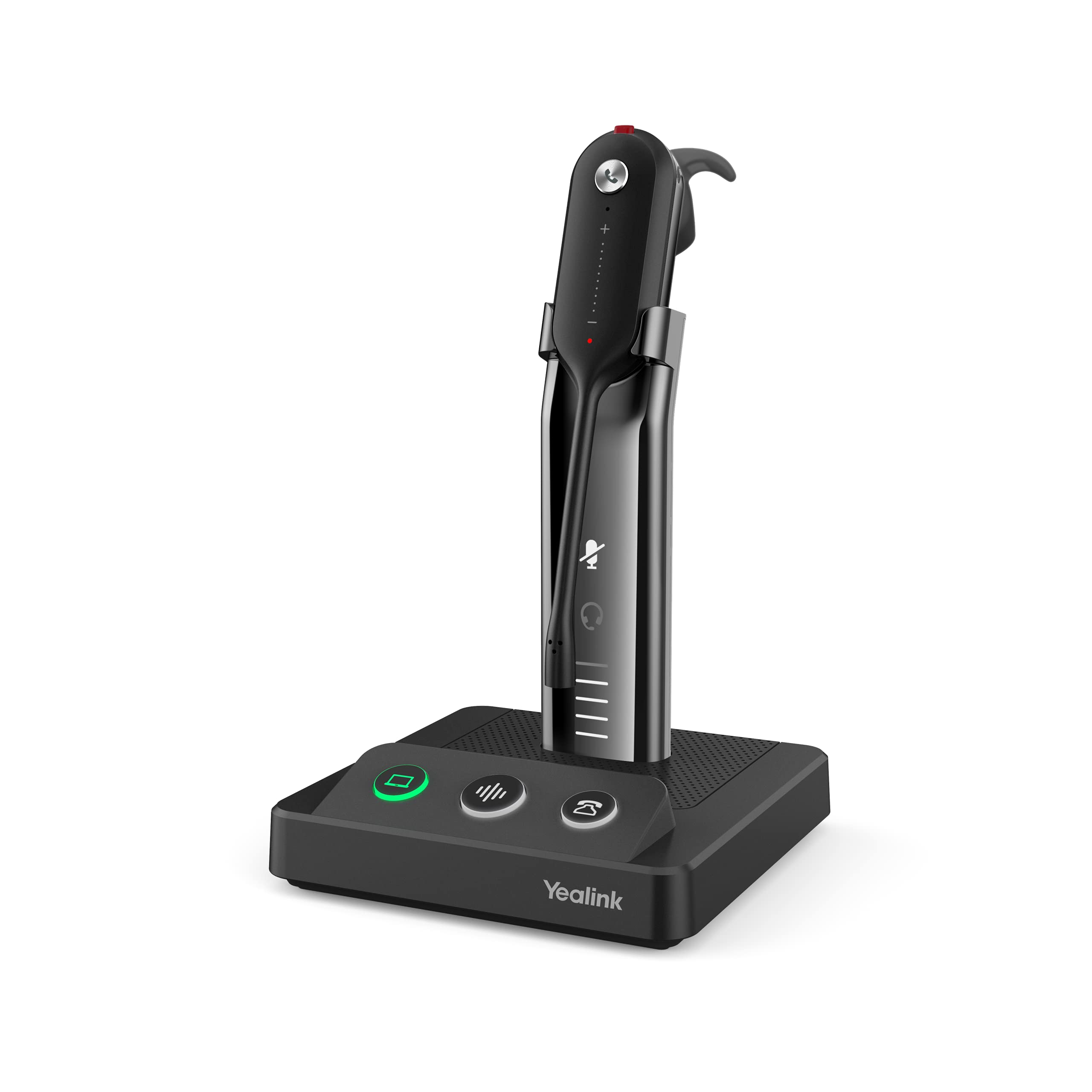 Yealink WH63 UC Convertible Wireless Noise Canceling Headset with 500ft Range - USB Compatible for Desk Phones, Computers & Softphones | Acoustic Shield Technology | Perfect for Home Office, Call Centers & Remote Work