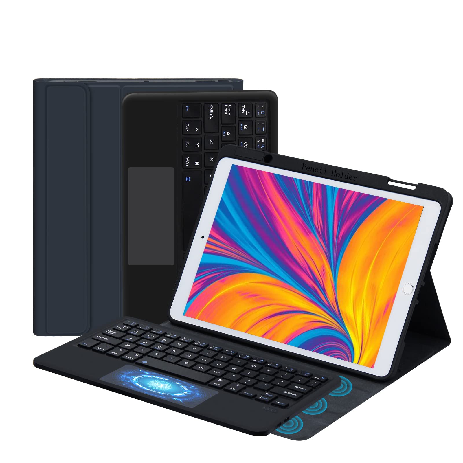 Bluetooth Keyboard Case for iPad 10.2