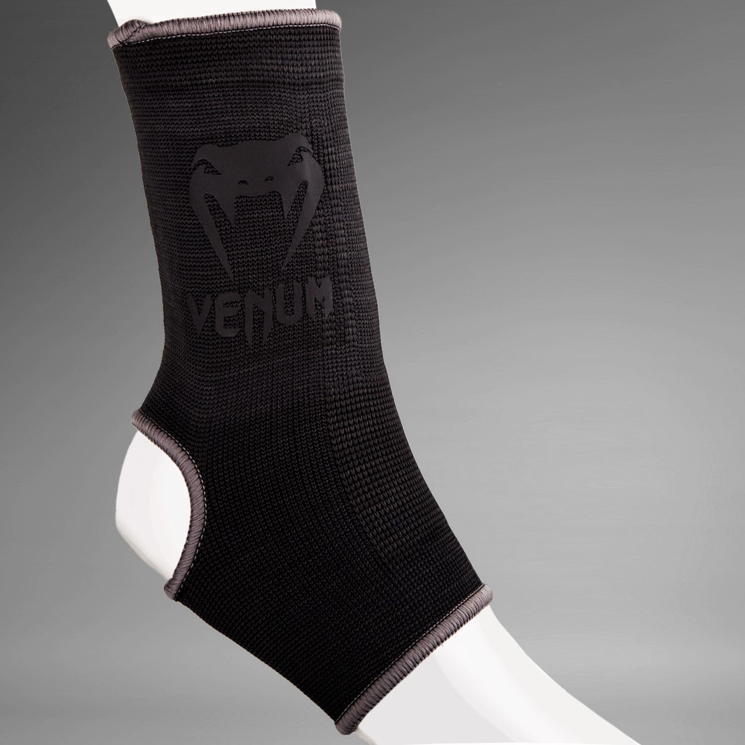 Venum Kontact Ankle Support Guards - Black/Black - Best for MMA, Boxing & Martial Arts Training - Provides Stability & Injury Prevention
