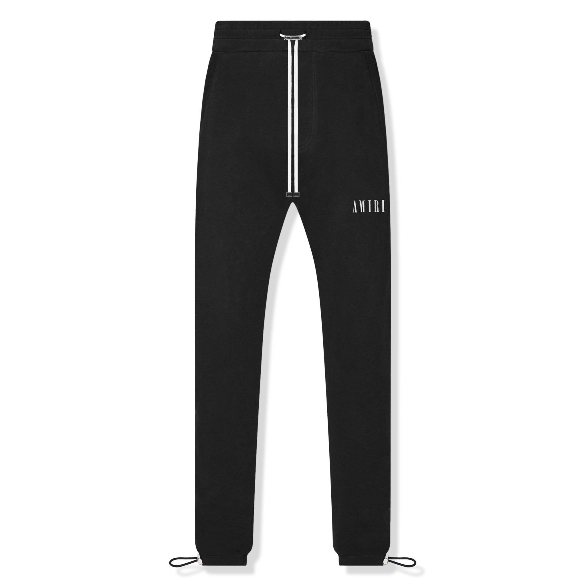 Amiri Core Logo Sweatpants for Men - Black Joggers with Embroidered Logo | Casual Lounge Pants for Streetwear & Gym