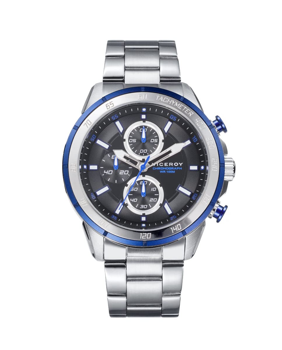 Viceroy Heat 46801-57 Bicolor Men's Watch - Stainless Steel & Gold-Tone Chronograph for Business & Casual Wear