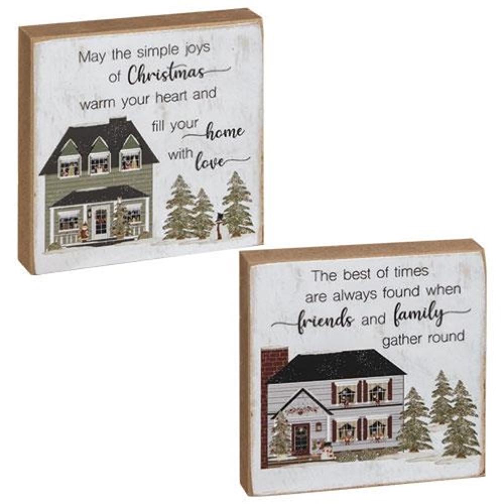Joy of Family House Square Block 2 - Colorful Wooden Building Blocks for Kids - Perfect for Creative Play, STEM Learning & Family Bonding Activities