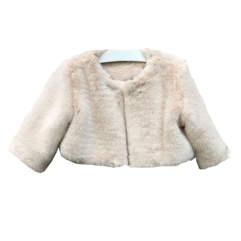 Big Girls Blush Pink Soft Faux Fur Lined Long Sleeve Winter Jacket for Teens Size 8-12 | Warm Cozy Outerwear for School, Playdates & Cold Weather