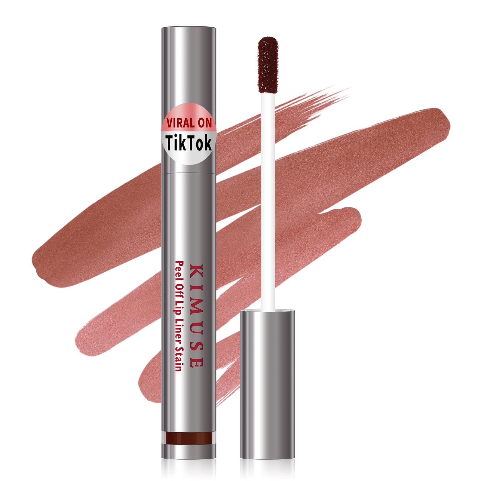 KIMUSE Peel Off Lip Liner Stain - Long Lasting Waterproof Lip Tint with Matte Finish | Transfer-Proof & Highly Pigmented | Perfect for Daily Wear, Parties & Special Occasions