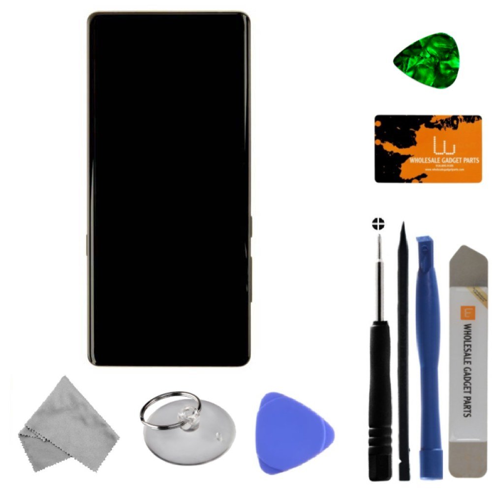 Original LCD, Digitizer & Frame Assembly for Samsung Galaxy Note 8 (Midnight Black) - OEM Replacement Part with Repair Tool Kit - Perfect for Screen Repair & DIY Phone Fixing