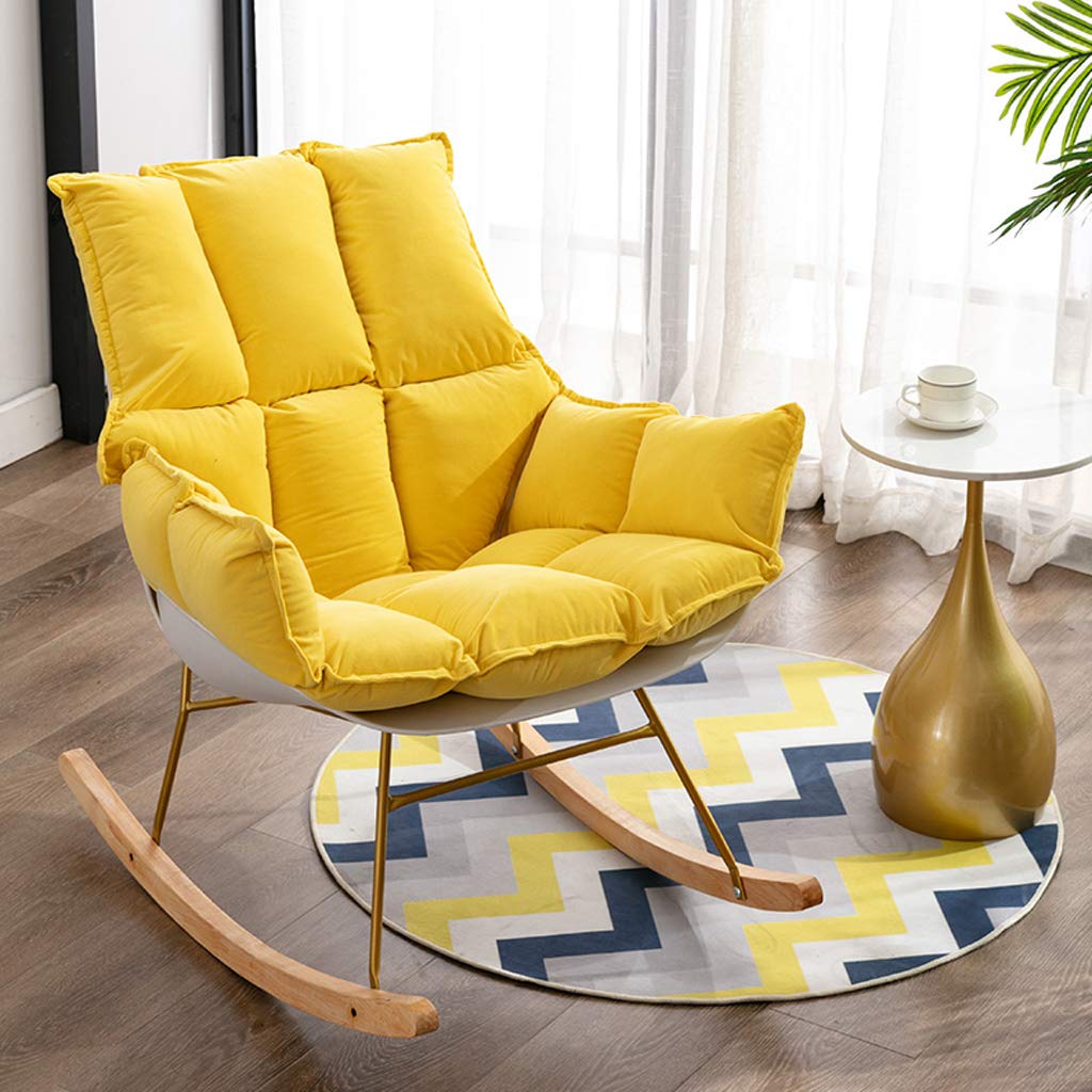 Comfortable Rocking Chair for Leisure Reading - Patio, Garden, Deck & Home Office Relaxation - Perfect for Sun Lounging, Napping & Coffee Breaks