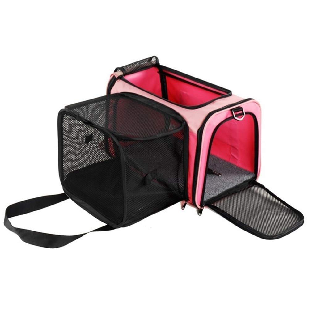 Portable Travel Pet Carrier Bag - Breathable Soft-Sided Dog & Cat Carrier for Car, Hiking, Walking | Multi-Functional Kennel for Small Pets | Ideal for Travel, Outdoor Adventures & Daily Use