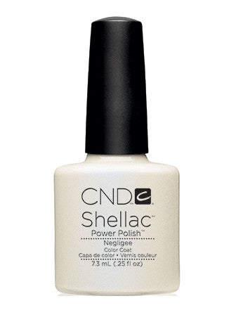 CND Shellac™ Negligee Nail Polish - Long-Lasting Gel Color Coat for Manicures & Pedicures | Perfect for Salon, Home Use & Special Occasions