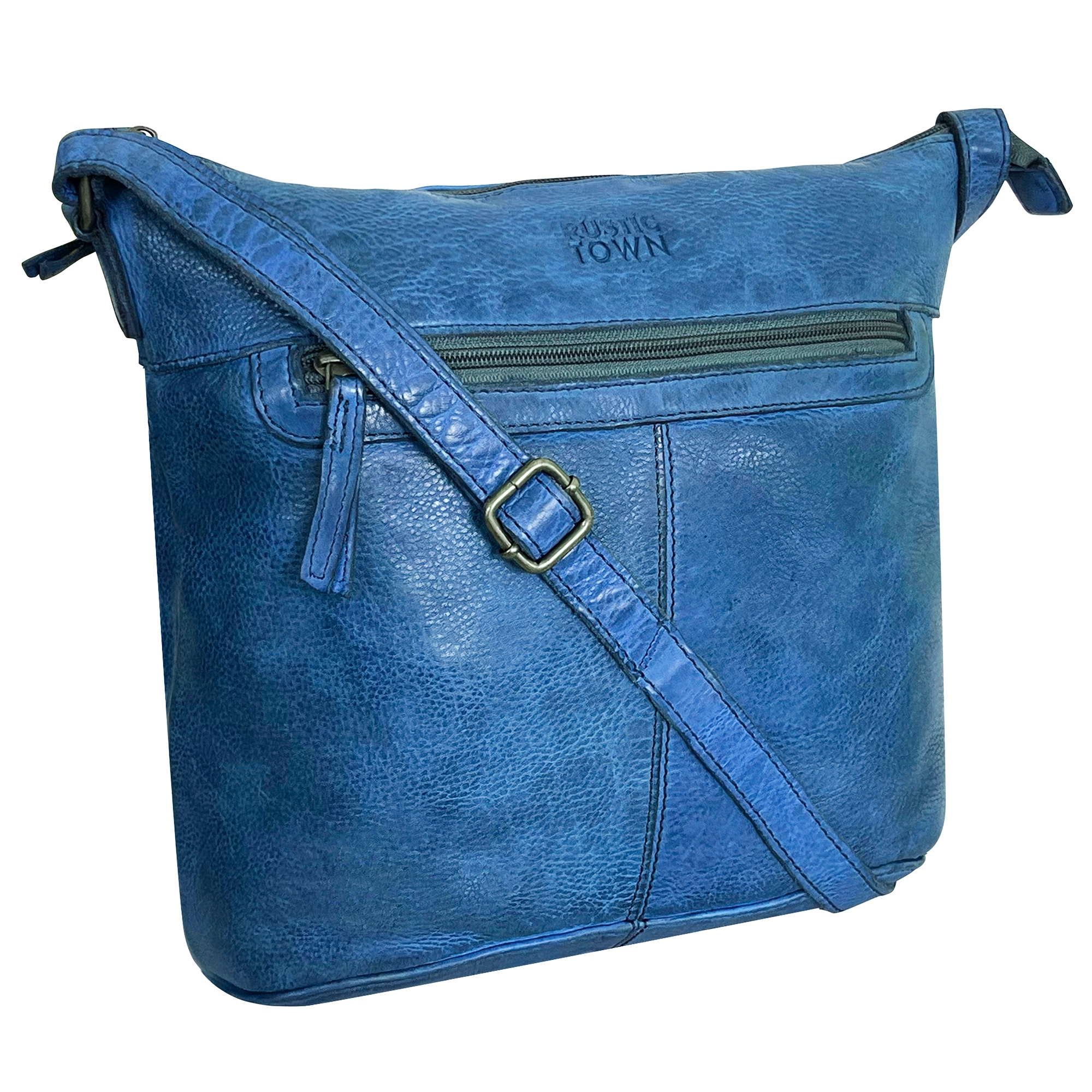 Premium Genuine Leather Sling Bag for Women - Stylish Crossbody Shoulder Bag in Blue | Perfect for Travel, Shopping & Everyday Use