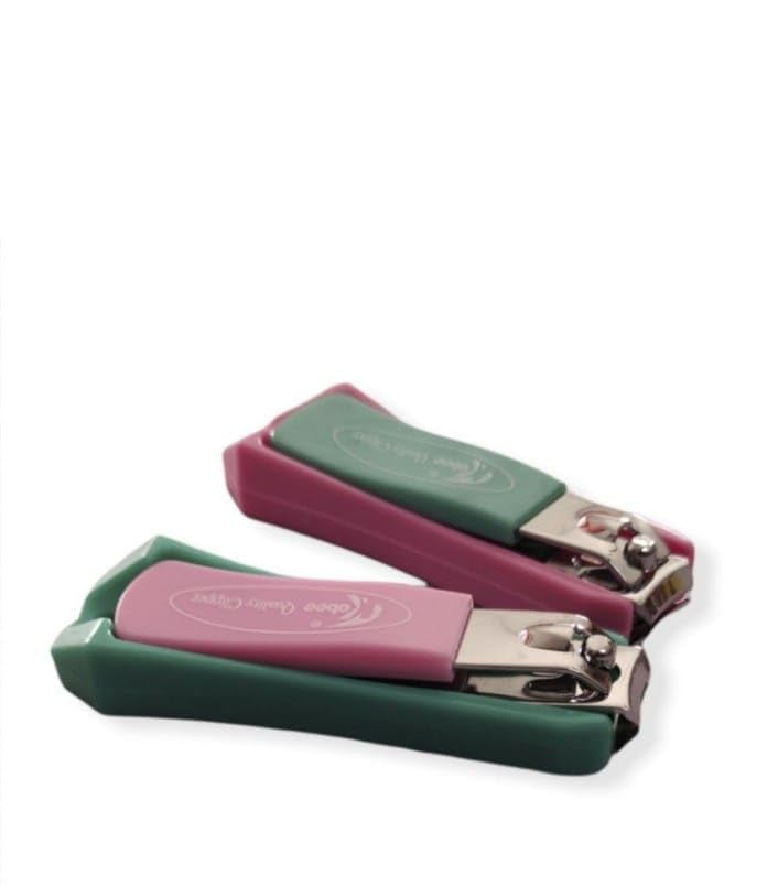 Premium Stainless Steel & Plastic Nail Clippers for Adults - 2 Pack Set | Professional Manicure & Pedicure Tool for Home, Travel, and Salon Use