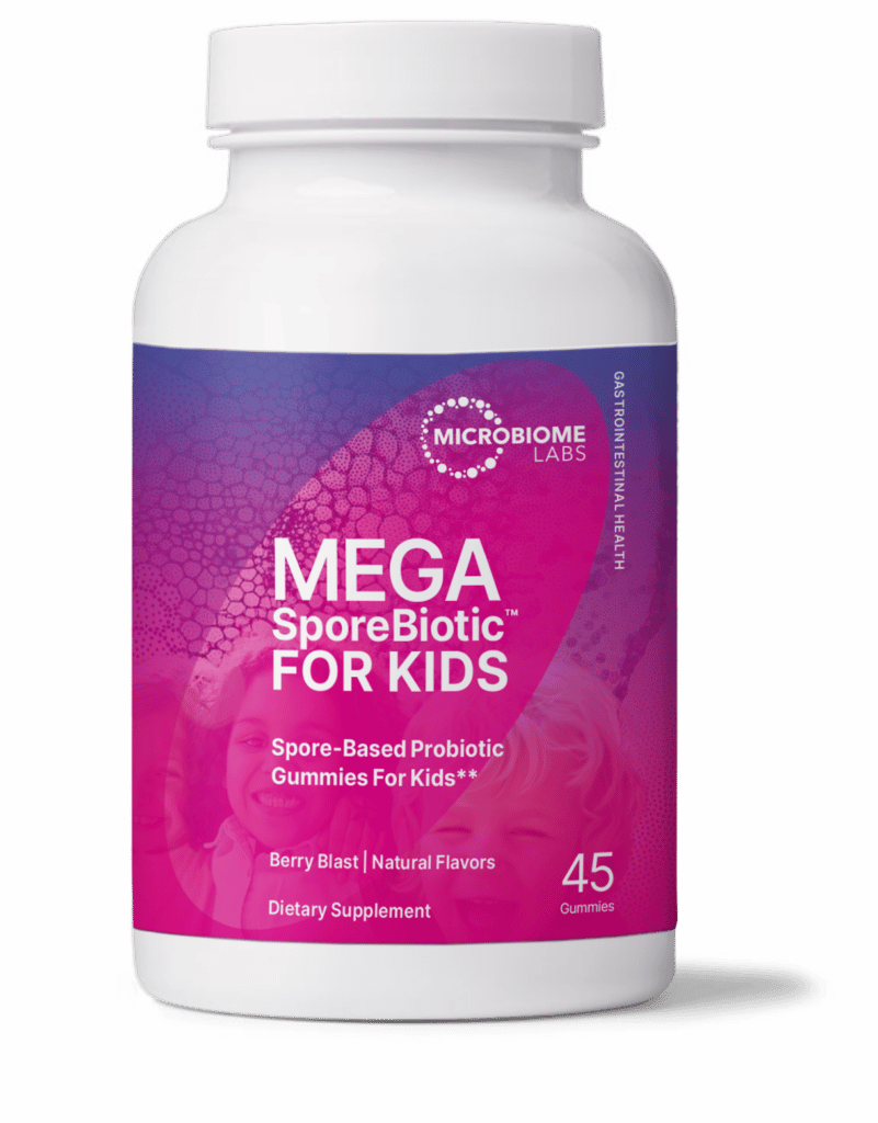 Mega SporeBiotic Kids - Probiotic Supplement for Children's Digestive Health & Immune Support - Perfect for Daily Use at Home, School, or Travel